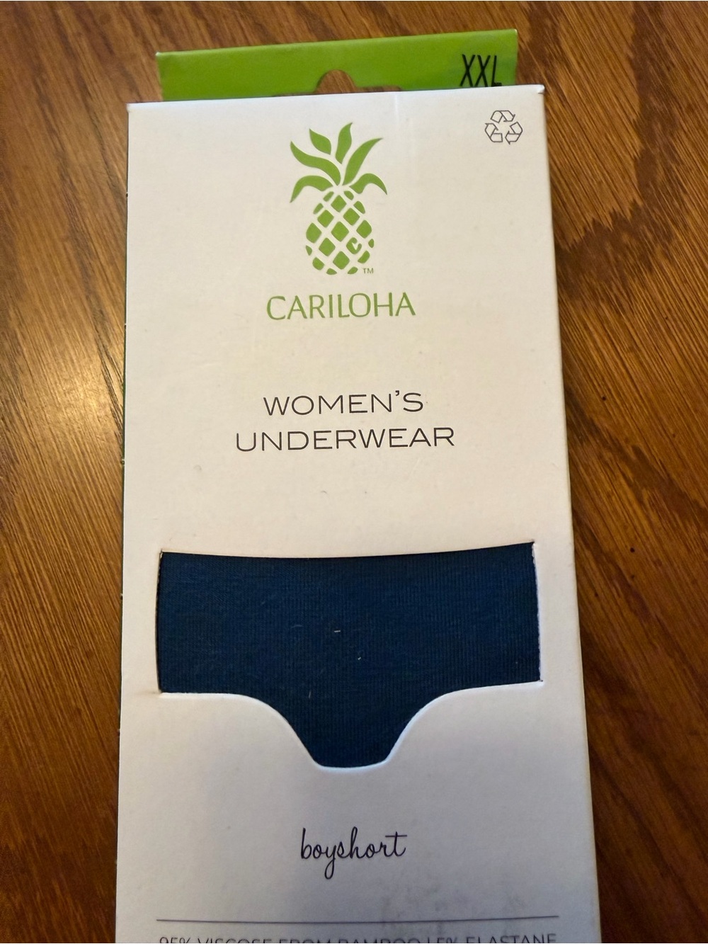 Cariloha Women's Boyshort Underwear - Navy Blue
